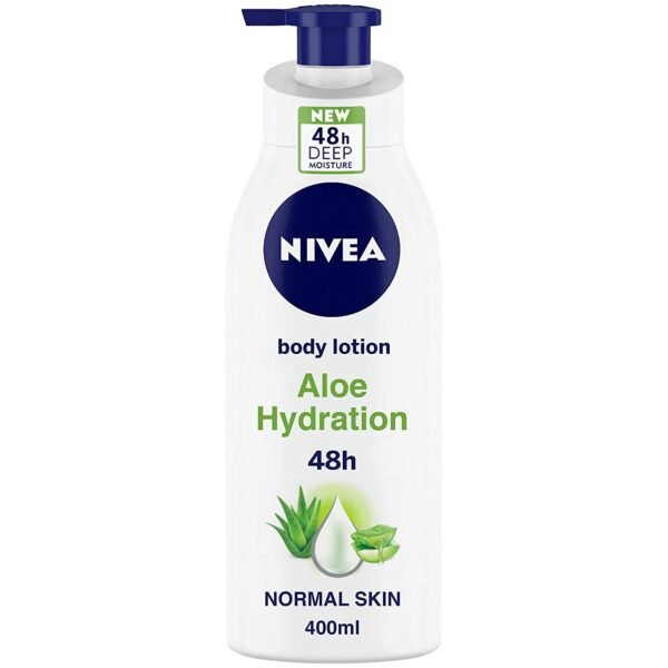 NIVEA Body Lotion, Aloe Hydration, with Aloe Vera, 400ML