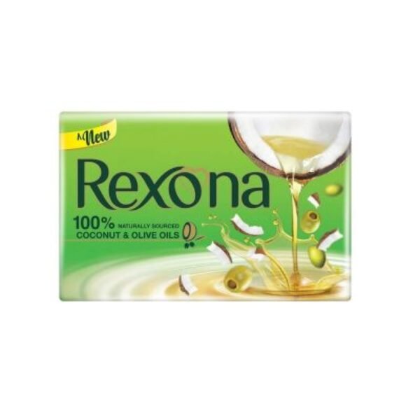 Rexona Coconut And Olive Oil Soap Pack Of 4, 100G