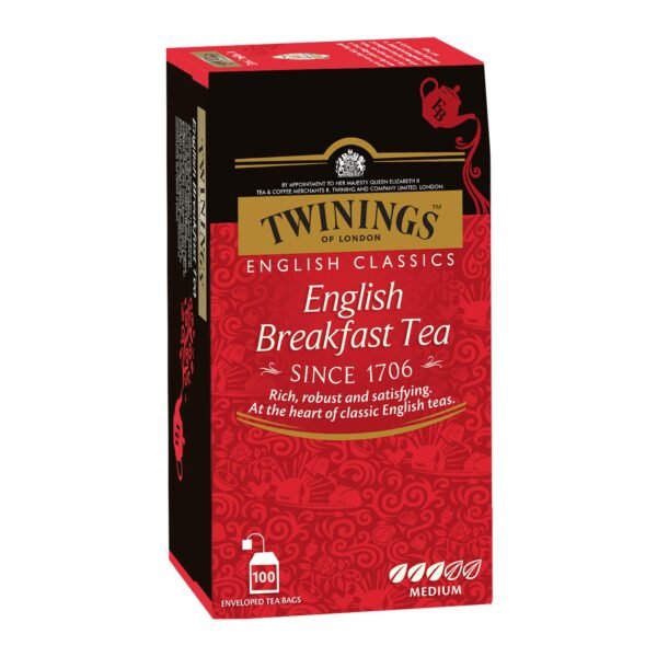 Twinings English Breakfast Tea, 100 Teabags