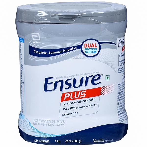 Ensure Plus Nutritional Powder Vanilla, 1Kg