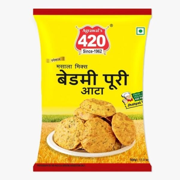 Agrawal 420  Bedmi Puri Atta, 500Gm