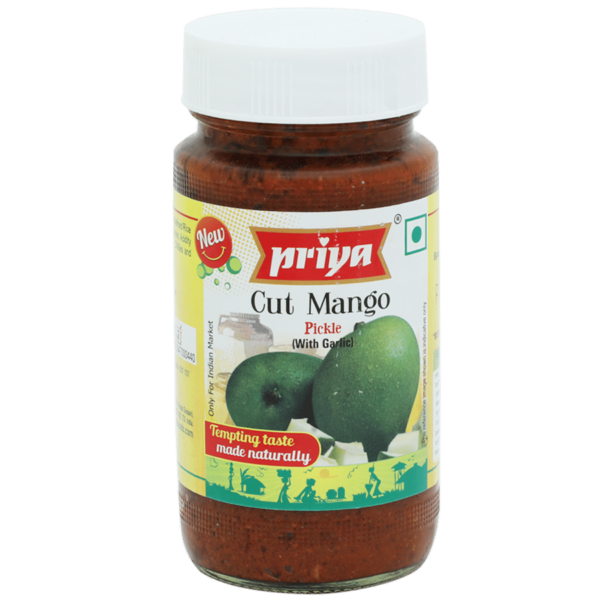 Priya Pickle – Cut Mango (With Garlic), 300 G