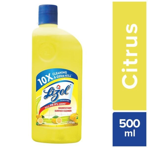 Lizol Cleaner Liquid – Citrus, 500 ml