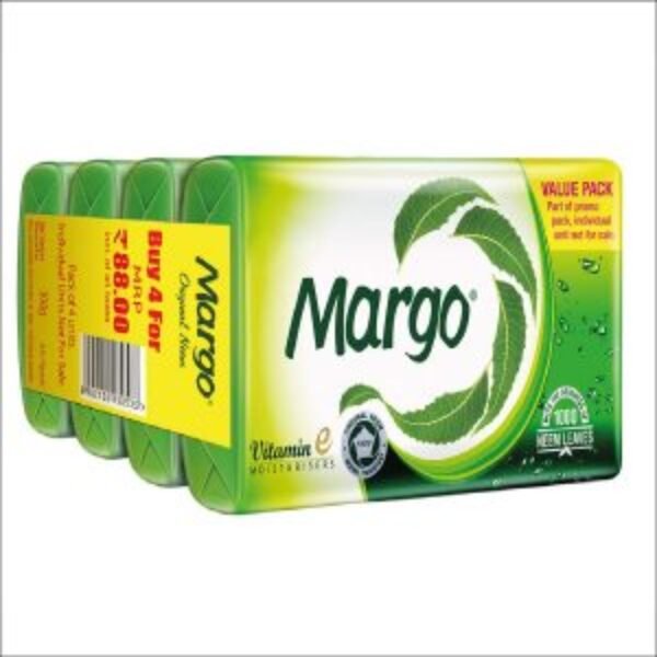 Margo, Original Neem Soap 75G X 4, 300 Gram