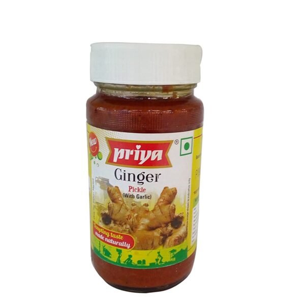 Priya Pickle – Ginger with Garlic, 300g