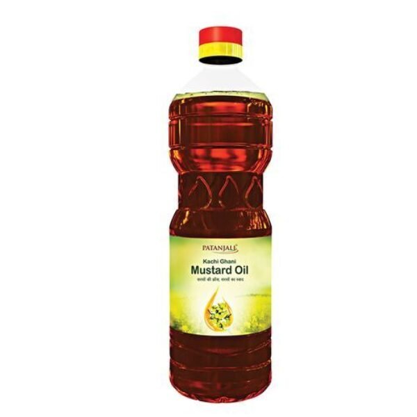 Patanjali Kachi Ghani Mustard Oil 1 Ltr