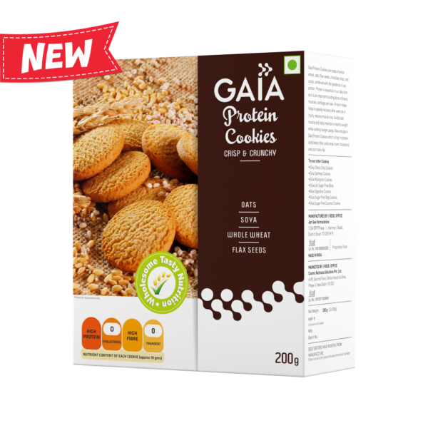 Gaia Protein Cookies, 200Gm