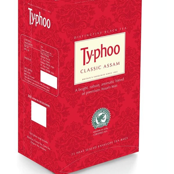 Typhoo Assam Tea  Classic, 25 Bags Box