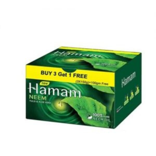 Hamam Neem Soap 150Gm 3 + 100gm free