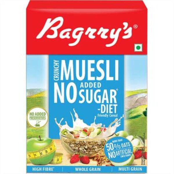 Bagrry Muesli No Added Sugar 500G
