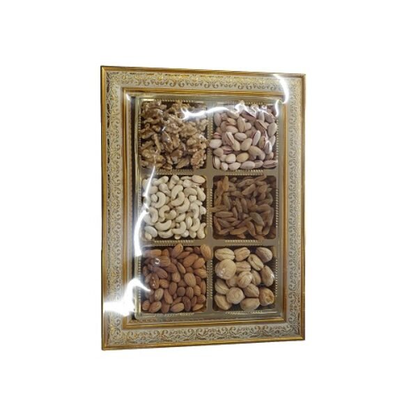 Gold Dry Fruit Tray, 600Gm