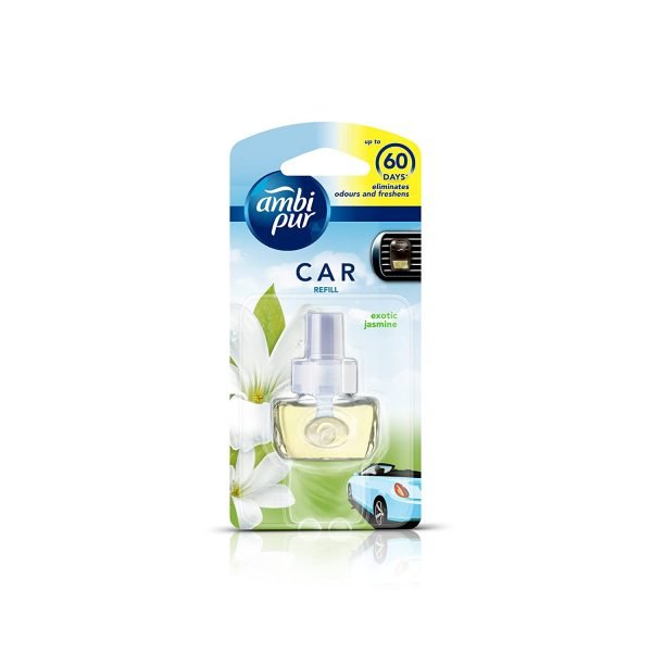 Ambi Pur Car Air Freshener Refill, Exotic Jasmine, 7.5 Ml