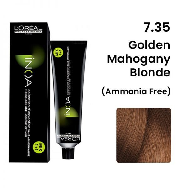 L’Oreal Professionnel Inoa Hair Colour No 7.35 Golden Mahogany Blonde 60G