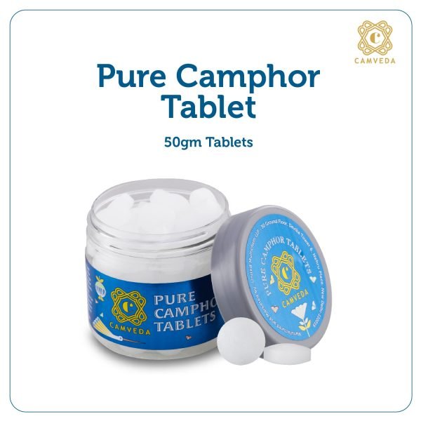 Camveda Pure Camphor Tablets 50Gm