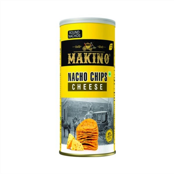 Makino Nacho Chips With Can 400Gm