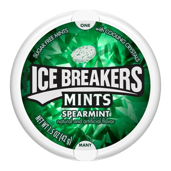 Ice Breakers Spearmint Sugar Free Mints, 42 G