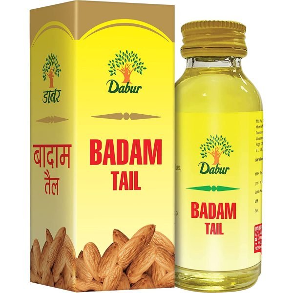Dabur Badam Tail : Sweet Almond Oil Vitamin -E 100Ml