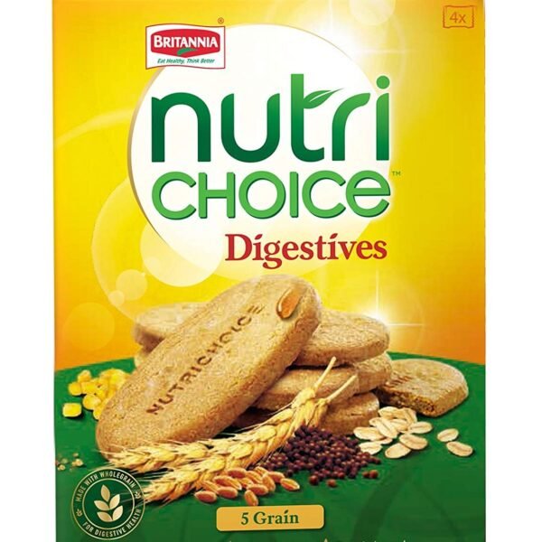 Nikhaalas Nutrichoice Digestives 5 Grain, 200G