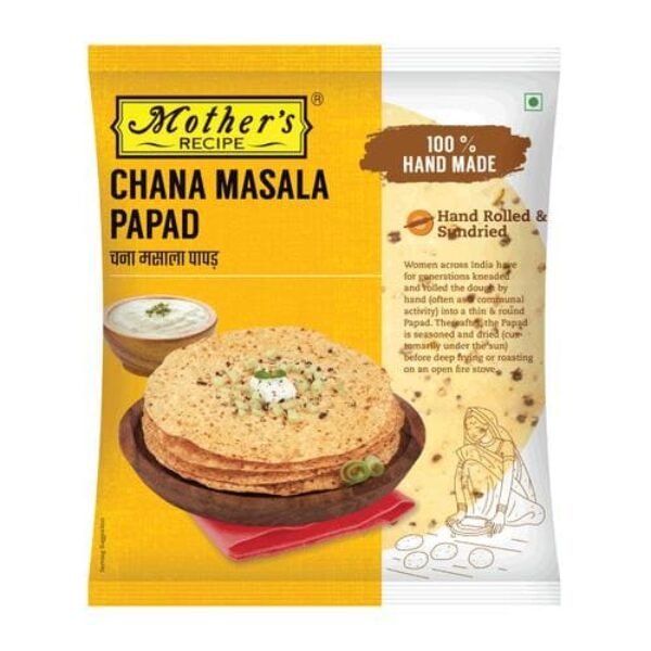 Mothers Recipe Papad – Chana Masala, 200 G