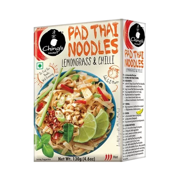 Ching’S Pad Thai Noodles, Lemongrass And Chilli, 130G