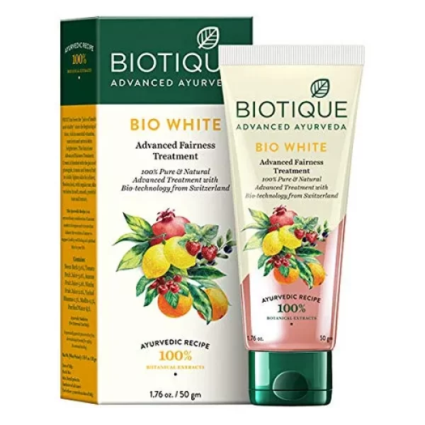 Biotique Bio White Advanced Fairness Treatment Cream, 50G