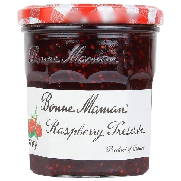 Bonne Maman Raspberry Preserve, Marmalade Fruit Jam, 13 Oz / 370 G