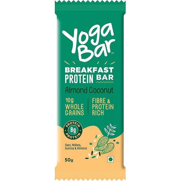 Yoga bar Breakfast Protein Bar – Almond Coconut, 50 g