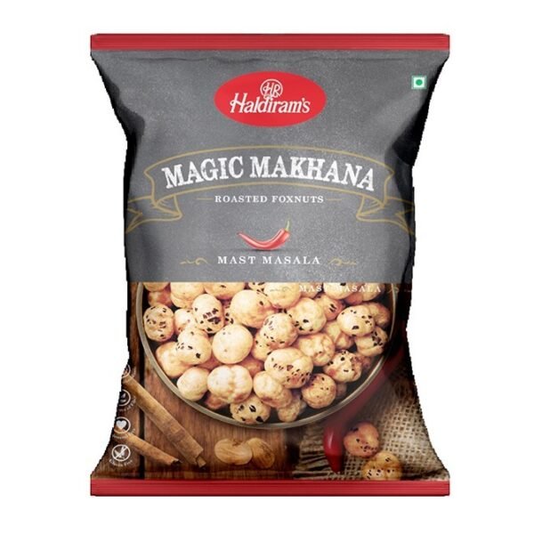 Haldirams Magic Makhana Roasted Foxnuts Mast Masala 40G
