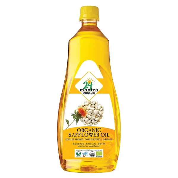 24 Mantra Organic Expeller Pressed – Sunflower Oil, 1 L Bottle