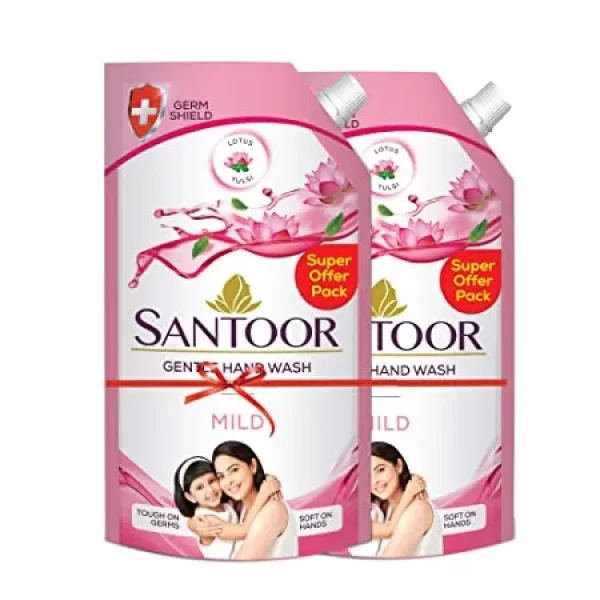 Santoor Mild Handwash, 750 Ml