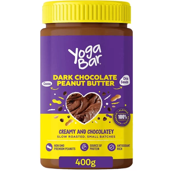 Yogabar Pure Peanut Butter Creamy & Yummy  400Gm