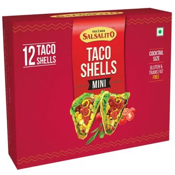 Tex Mex Salsalito Taco Shell – Mini, 80 G