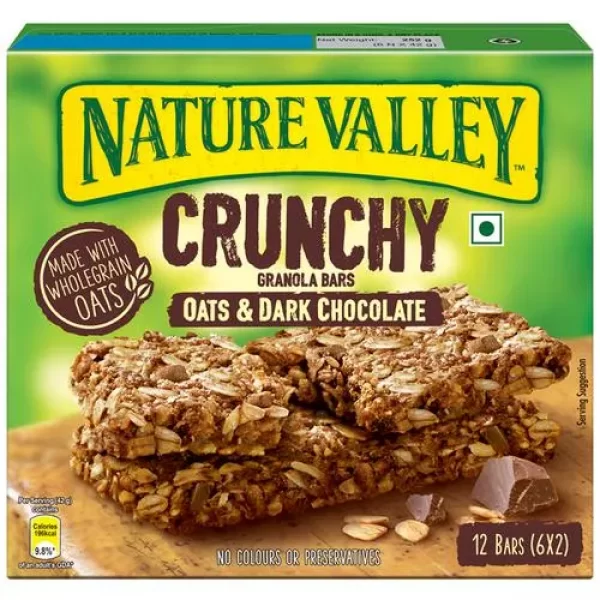 Nature Valley Crunchy Granola Bars – Oats & Dark Chocolate, 252 G
