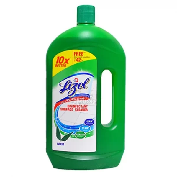 Lizol Floor Cleaner – Neem, 2L Bottle