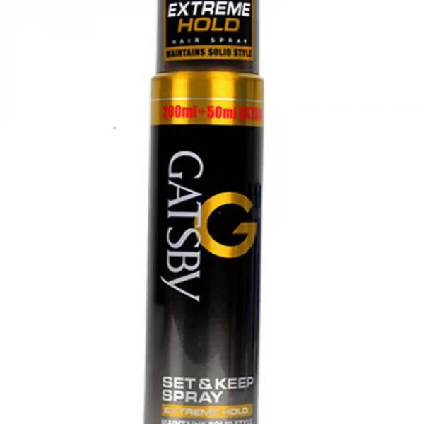 Gatsby Set And Keep Spray Extreme Hold, 250Ml