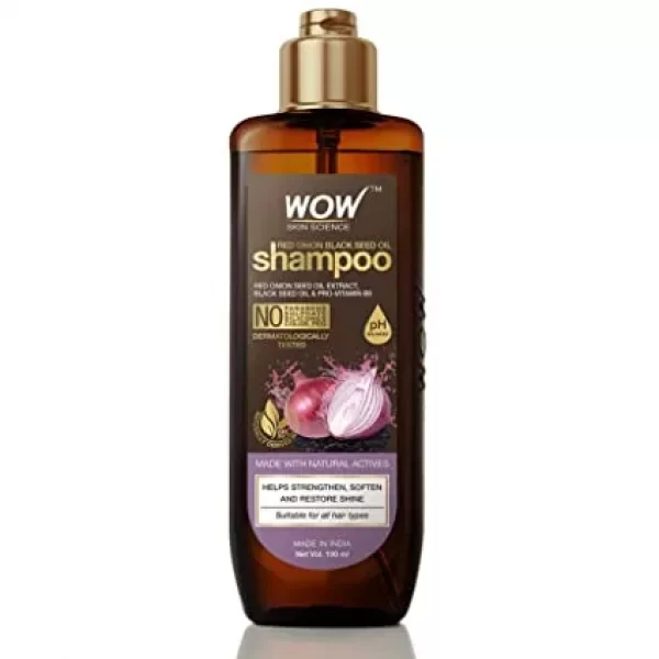 Wow Skin Science Onion Shampoo Black Seed – 100 Ml