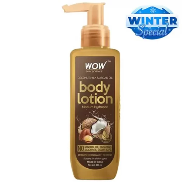 Wow Skin Science Coconut Milk & Argan Oil Body Lotion 200Ml