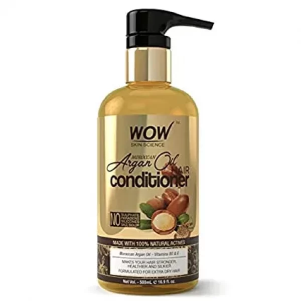 Wow Skin Science Moroccan Argan Oil Conditioner, 500 Ml