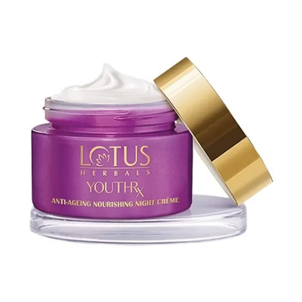 Lotus Herbals Youthrx Anti Ageing Nourishing Night Creme, 50 G