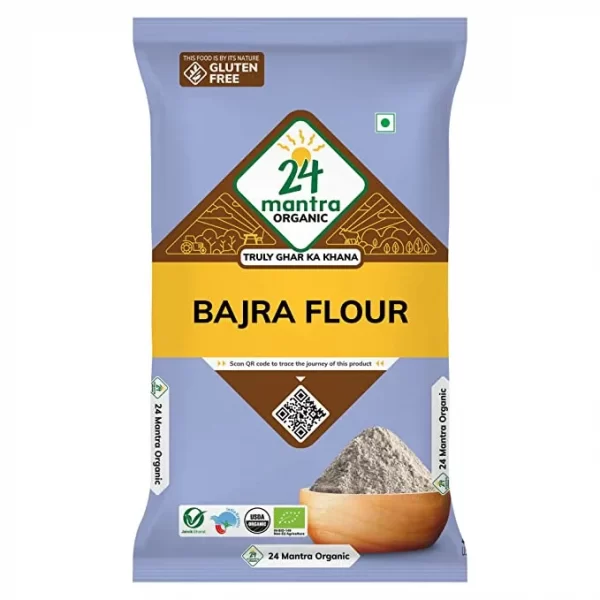 24 Mantra Organic Bajra Flour 500Gm