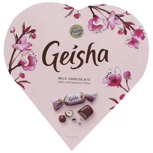 Fazer Geisha Milk Chocolate – With Soft Hazelnut Filling, 225 g