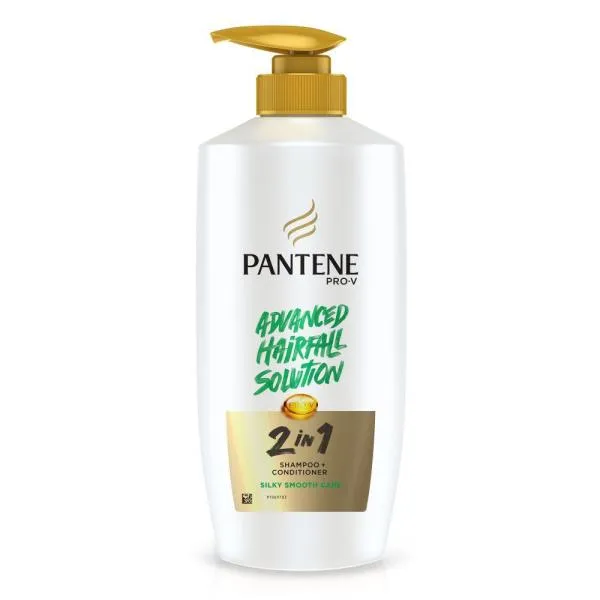 Pantene 2 in 1 Silky Smooth Care Shampoo + Conditioner 650 ml