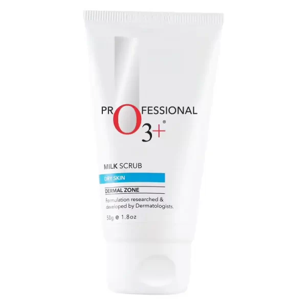 O3+ Milk Scrub Dry Skin For Gentle Exfoliation & Nourished Glow 50GM