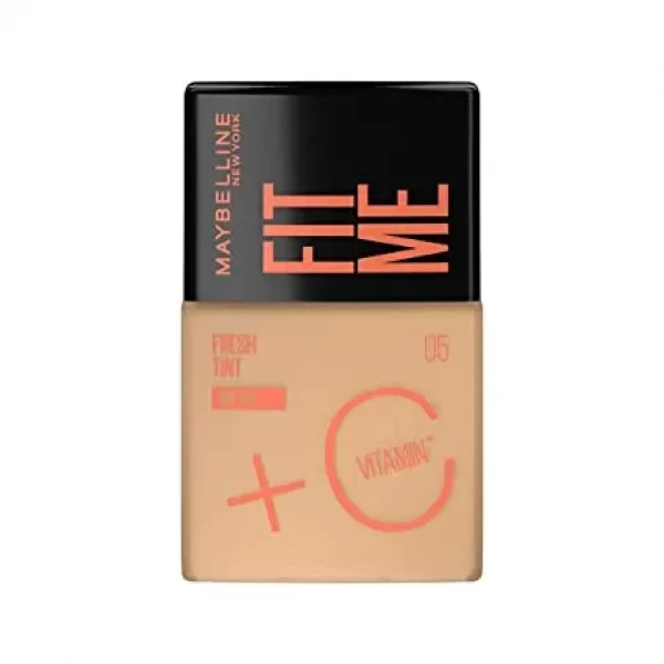 Maybelline New York Foundation, Lightweight Skin Tint With SPF 50 & Vitamin C, Shade 05, 30ml