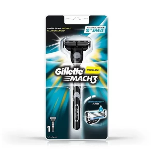 Gillette Mach3 – Manual Shaving Razor, 1 Pc