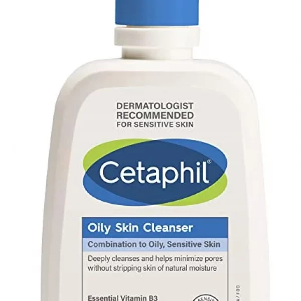 Cetaphil Oily Skin Cleanser , Daily Face Wash for Oily 125ML