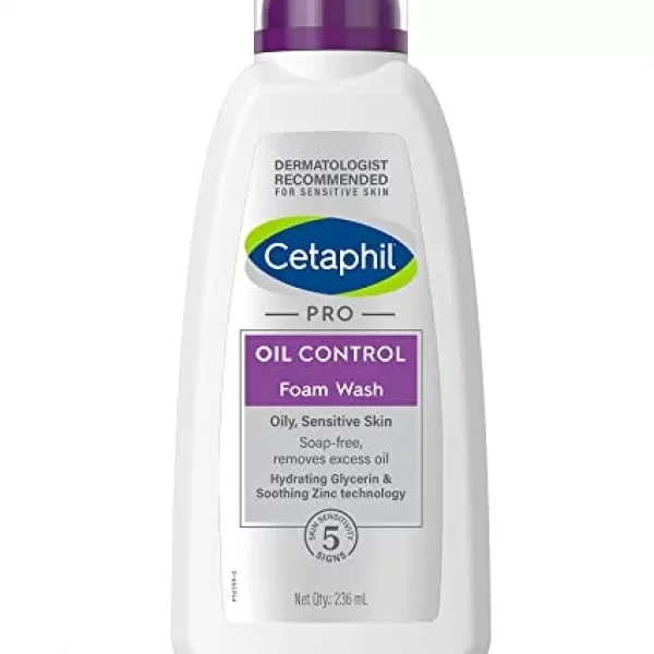 Cetaphil PRO Oil Control Foam Face Wash for Acne & Oily Prone Skin