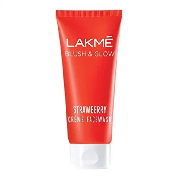 LAKM? Strawberry Creme Face Wash, 100g