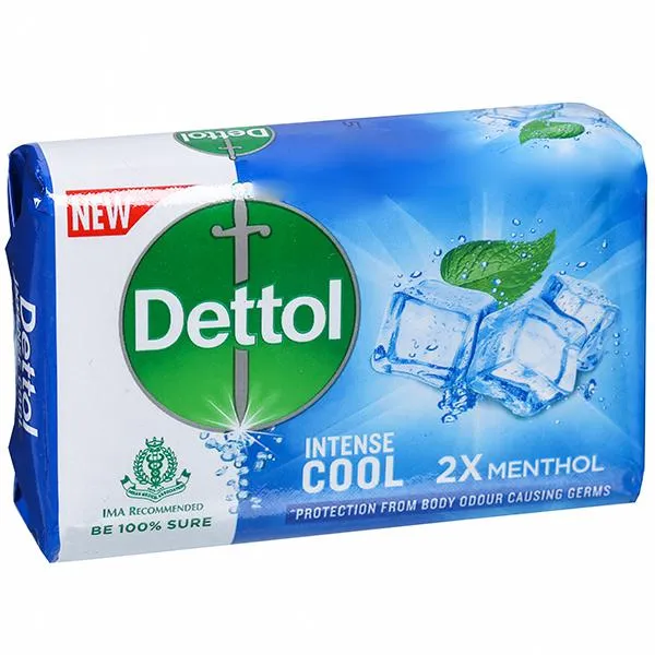Dettol Cool Germ Protection Bathing Soap Bar, 125Gm (Pack Of 4)