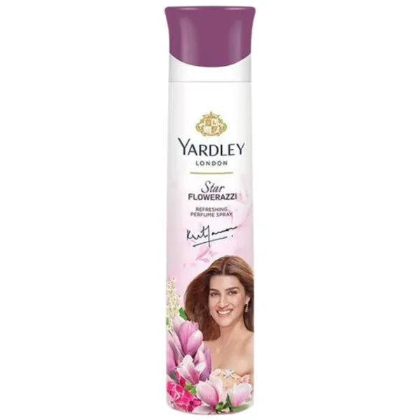 Yardley London Refreshing Perfume Body Spray – Star Flowerazzi, 150 Ml